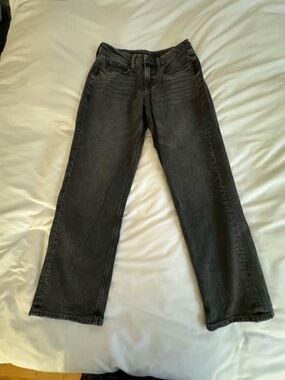 Woman American Eagle Stretch Black Wash Jeans